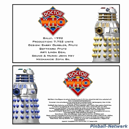 Doctor Who Custom Cards, Design 1