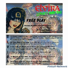 Elvira and the Party Monsters Custom Cards