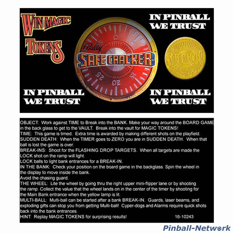 Safe Cracker Custom Cards