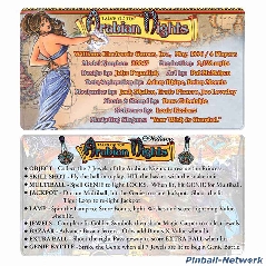 Tales Of The Arabian Nights Custom Cards, Design 1