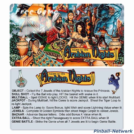 Tales Of The Arabian Nights Custom Cards, Design 2