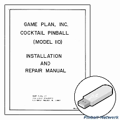 Cocktail Pinball Installation and Repair Manual