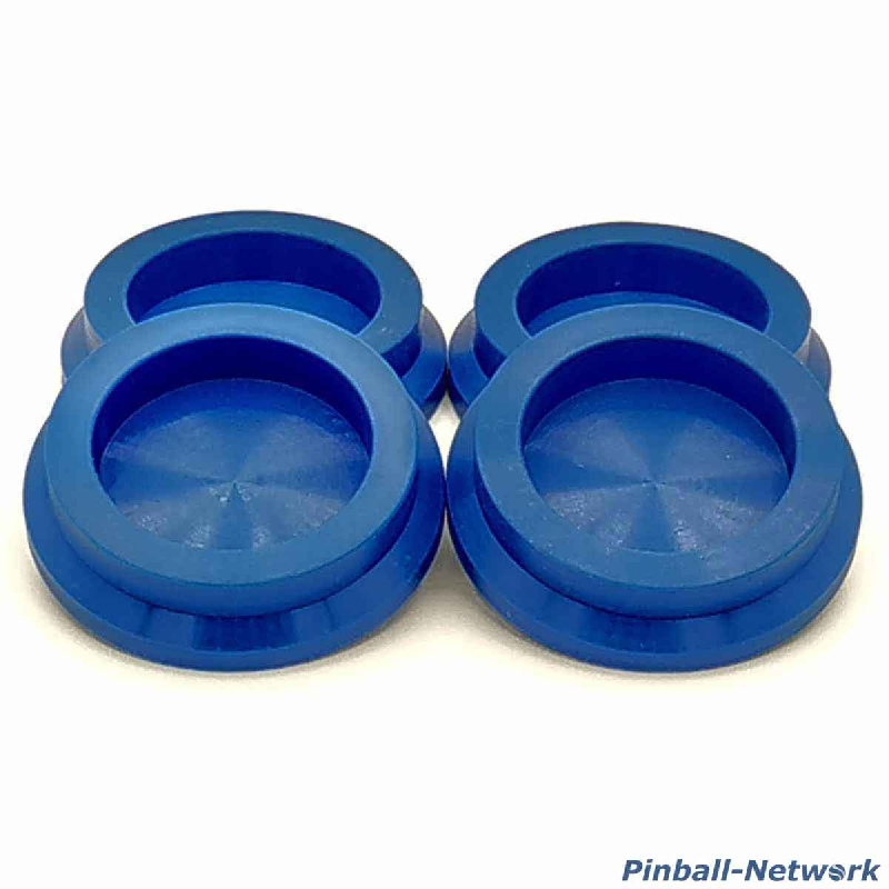 Untersetzer für Flipperfuß blau, 4er Set
