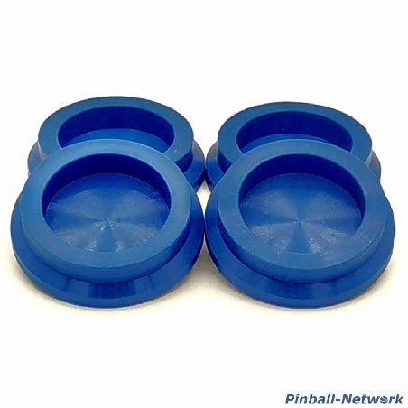 Untersetzer für Flipperfuß blau, 4er Set