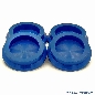 Untersetzer für Flipperfuß blau, 4er Set