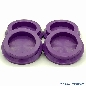 Untersetzer für Flipperfuß violett, 4er Set
