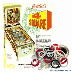4 Square Gummisortiment