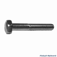 Flipperbeinschraube silber