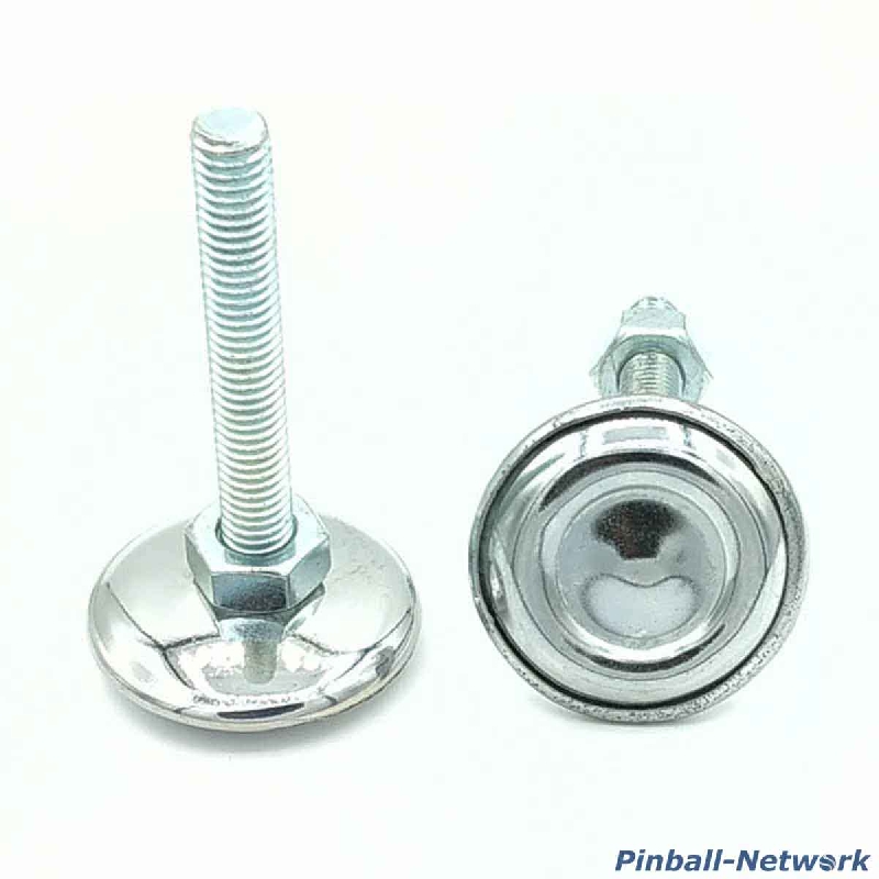Flipperstellfuß silber