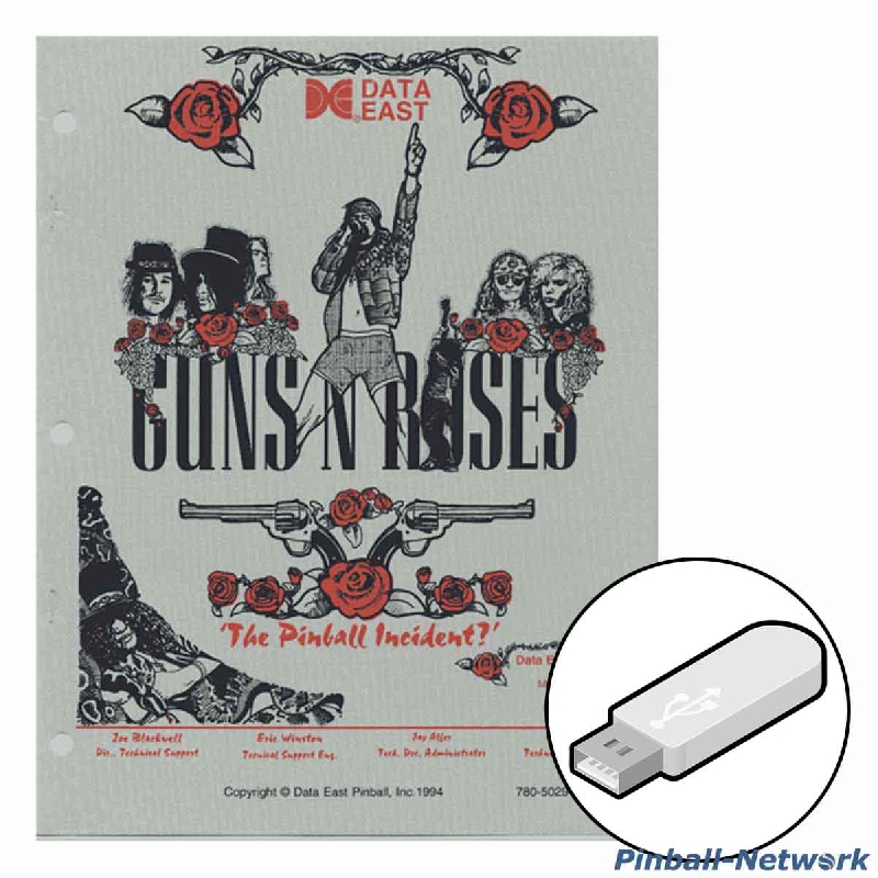 Guns N´ Roses Data East Operations Manual Guns N´ Roses Data East Operations Manual