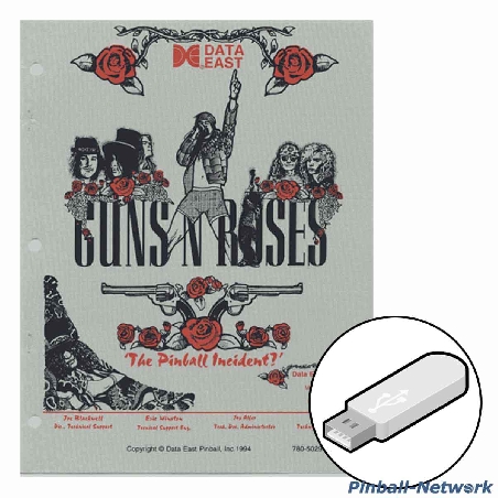 Guns N´ Roses Data East Operations Manual