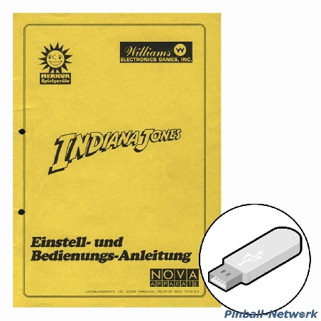 Indiana Jones Williams Einstell- und Bedienungs-Anleitung