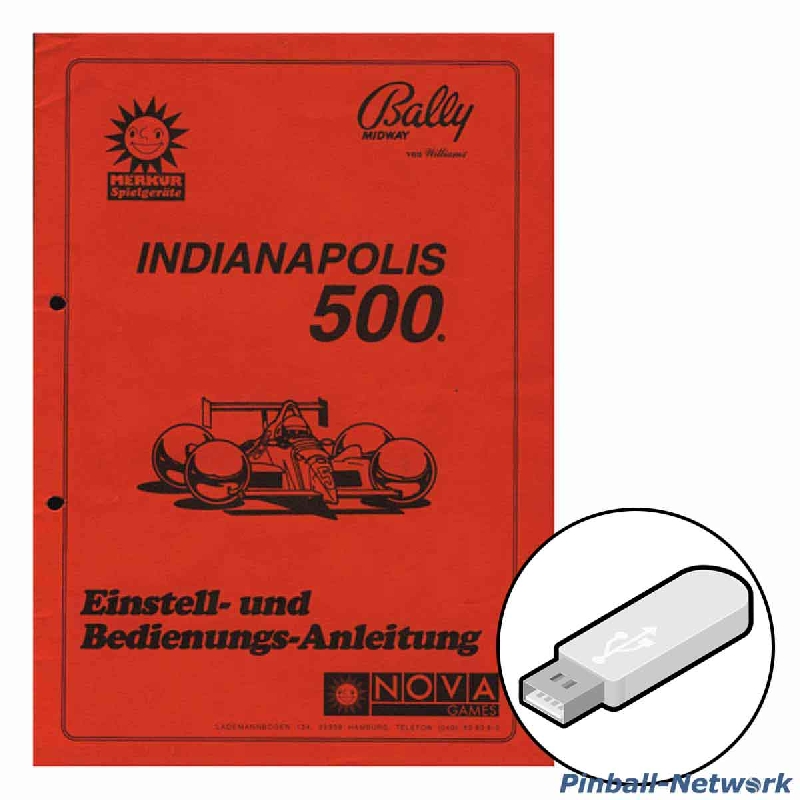 Indianapolis 500 Einstell- und Bedienungs-Anleitung