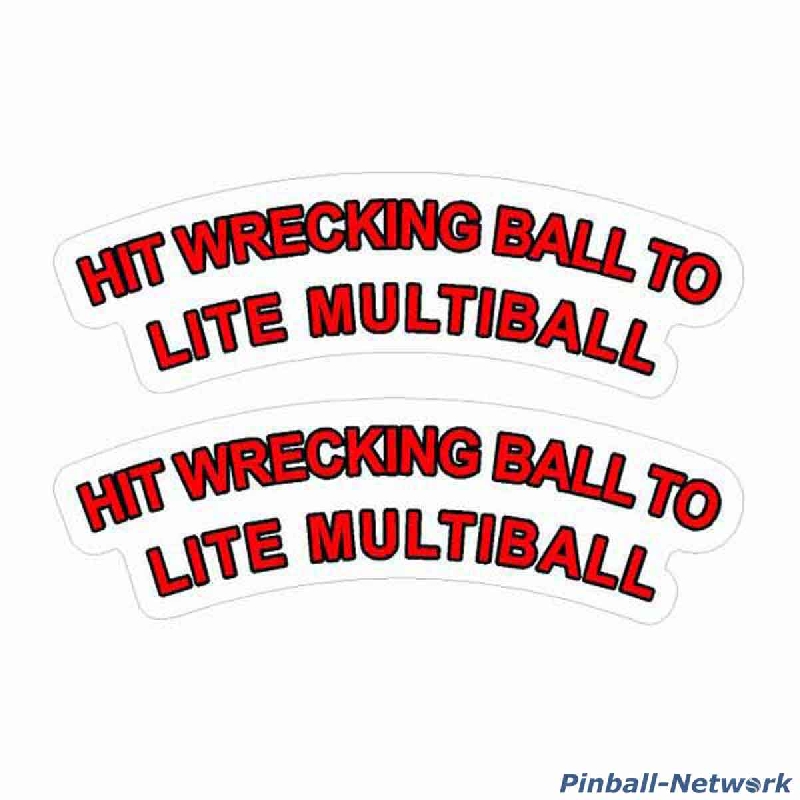Junk Yard Wreck Ball Decals