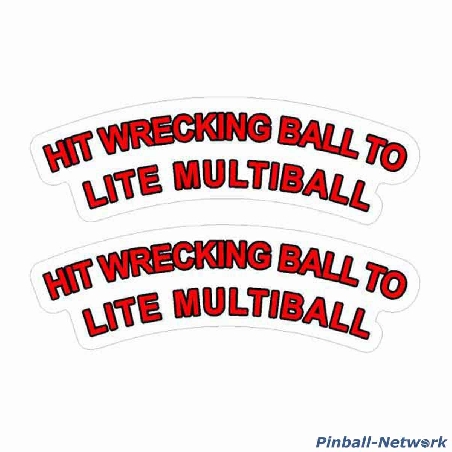 Junk Yard Wreck Ball Decals