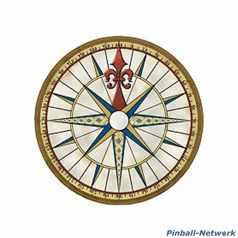Pirates of the Caribbean Compass Disc Decal