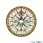 Pirates of the Caribbean Compass Disc Decal