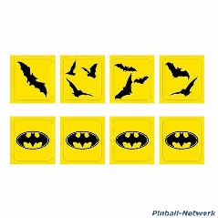 Batman Forever Drop Target Decals