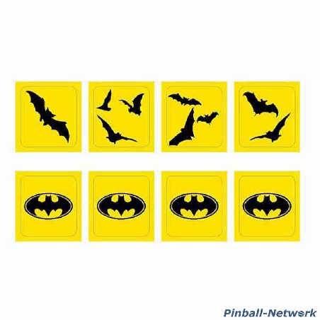 Batman Forever Drop Target Decals