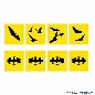 Batman Forever Drop Target Decals