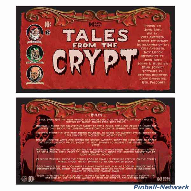 Tales From The Crypt Custom Cards