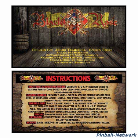 Black Rose Custom Cards