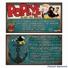 Popeye Saves The Earth Custom Cards