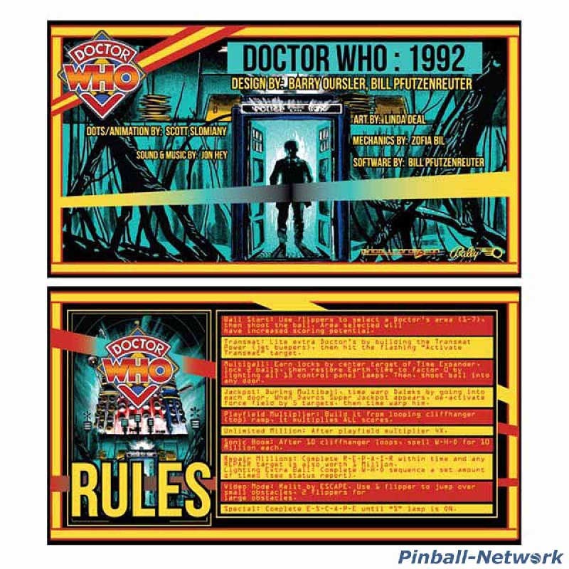 Doctor Who Custom Cards, Design 2
