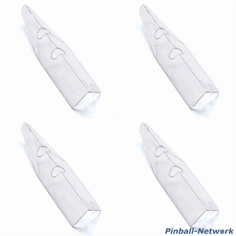 Beinprotetoren transparent, 4er Set