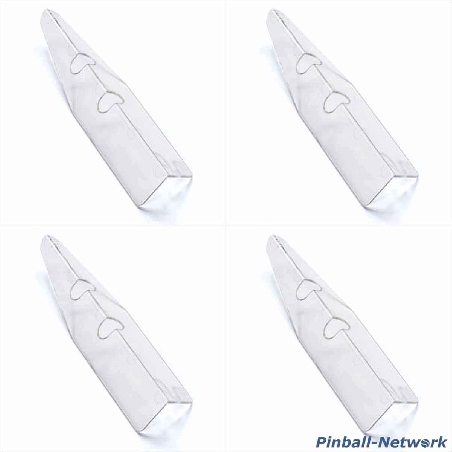Beinprotetoren transparent, 4er Set