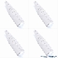 Beinprotetoren transparent, 4er Set