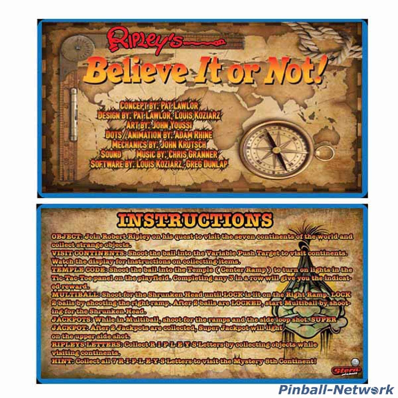 Ripley's Believe It or Not! Custom Cards