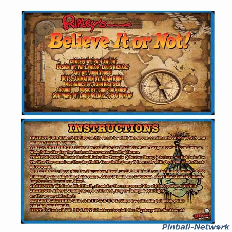 Ripley's Believe It or Not! Custom Cards