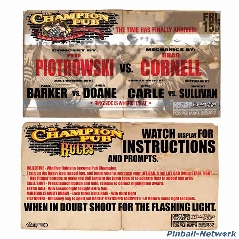 The Champion Pub Custom Cards
