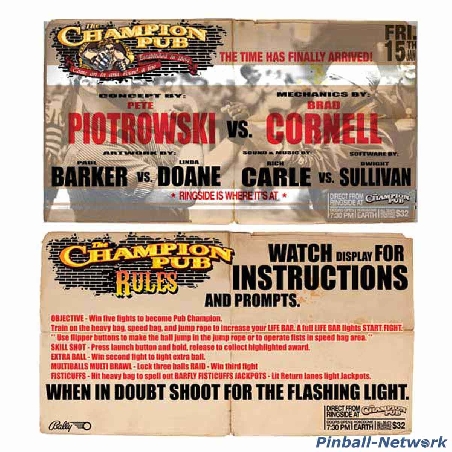 The Champion Pub Custom Cards