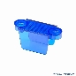 Lane Guide 1-3/4", blau transparent