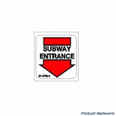Judge Dredd Subway Entrance Decal