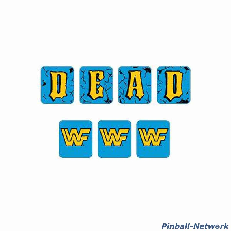 WWF Royal Rumble Drop Target Decals