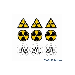 The Simpsons Pinball Party Custom Target Decals