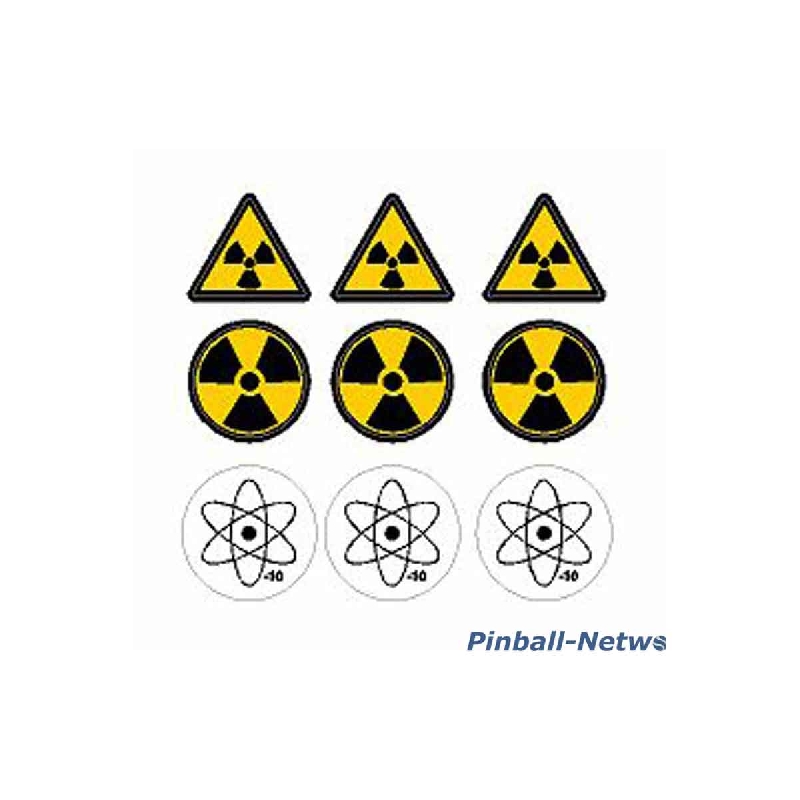 The Simpsons Pinball Party Custom Target Decals
