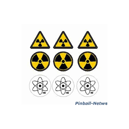 The Simpsons Pinball Party Custom Target Decals