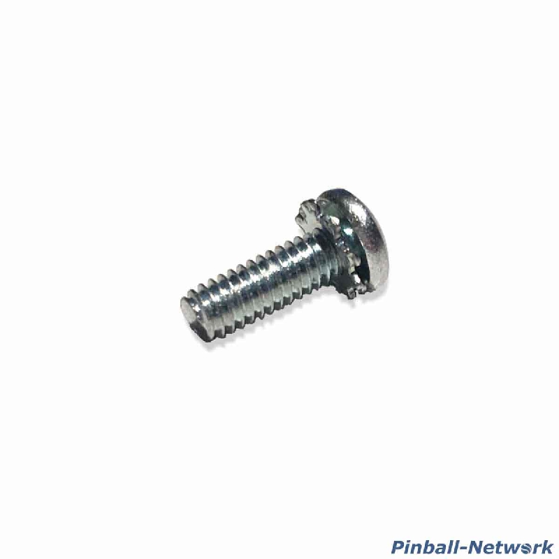 Schraube 6-32 x 1/4" mit Zahnscheibe Schraube 6-32 x 1/4" mit Zahnscheibe