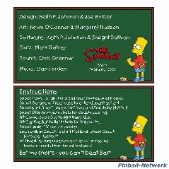 The Simpsons Pinball Party Custom Cards