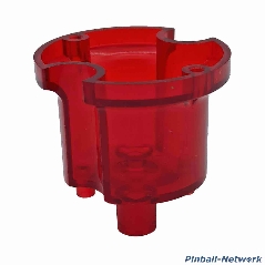 Schlagturmoberteil Bally/Williams, rot transparent