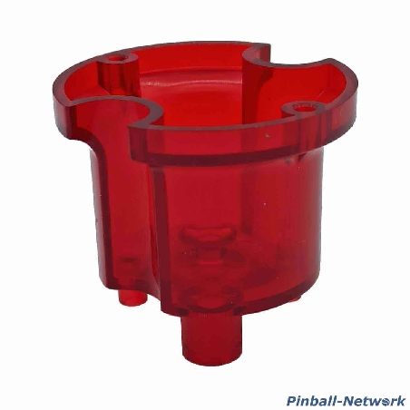 Schlagturmoberteil Bally/Williams, rot transparent