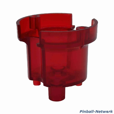 Schlagturmoberteil Data East/Sega/Stern, rot transparent
