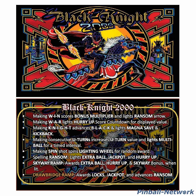 Black Knight 2000 Custom Cards