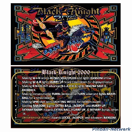 Black Knight 2000 Custom Cards