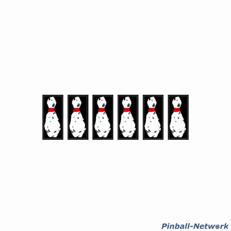 The Flintstones Bowling Target Decals