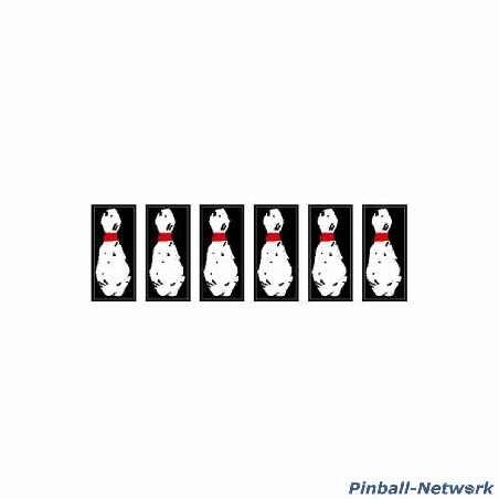 The Flintstones Bowling Target Decals